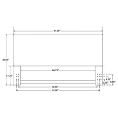 Izzy Grey Eastern King / California King Headboard - furniture place usa