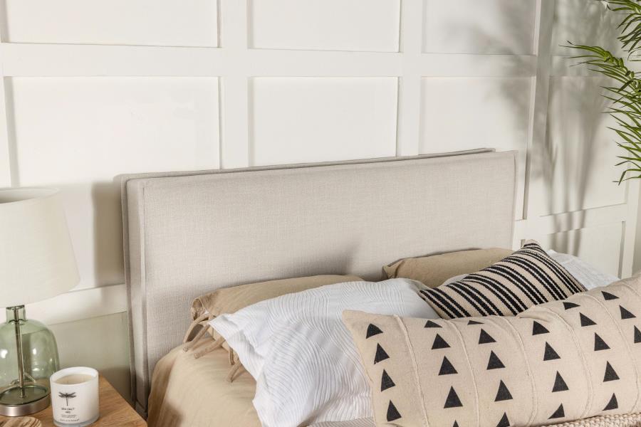 Izzy Grey Queen / Full Headboard - furniture place usa
