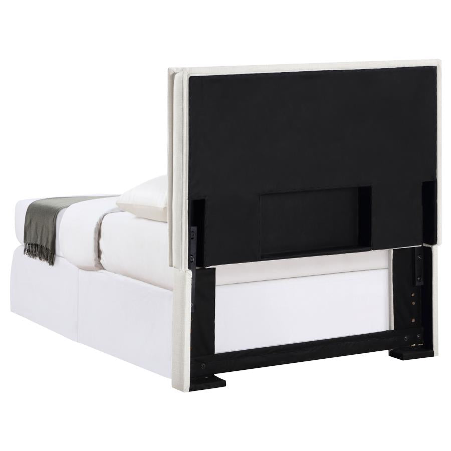 Izzy Grey Twin Headboard - furniture place usa