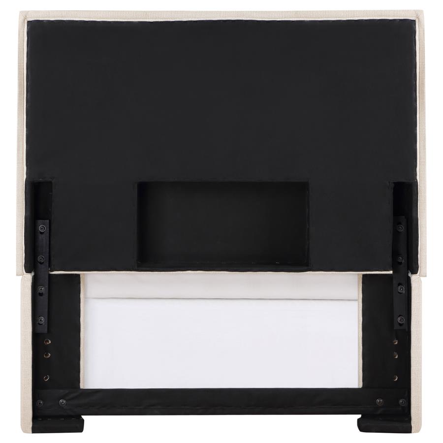 Izzy Grey Twin Headboard - furniture place usa