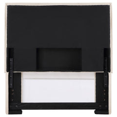 Izzy Grey Twin Headboard - furniture place usa