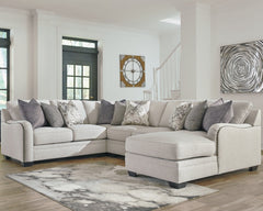 Dellara 4-Piece Sectional with Ottoman - PKG001116 - furniture place usa