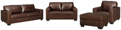 Morelos Sofa, Loveseat, Chair and Ottoman - furniture place usa