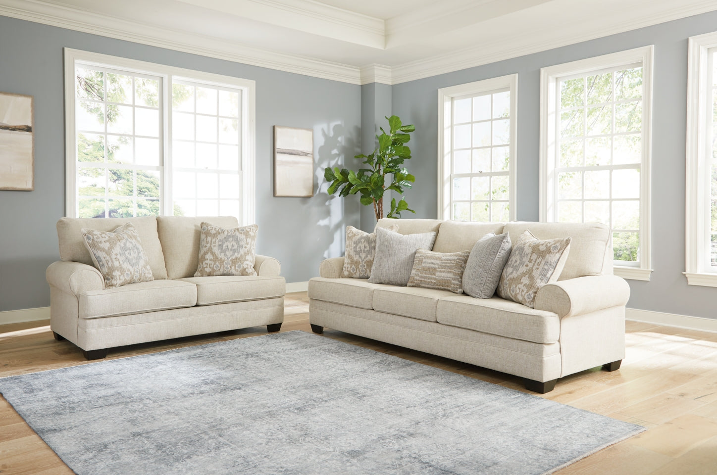 Rilynn Sofa and Loveseat - furniture place usa