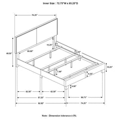 Boyd Grey California King Bed - furniture place usa
