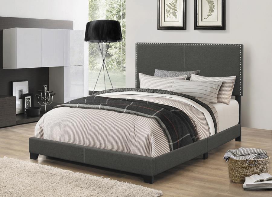 Boyd Grey Queen Bed - furniture place usa