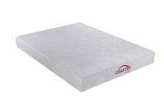 Keegan White 8" Twin Extra Long Memory Foam Mattress - furniture place usa