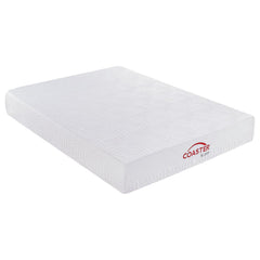 Key White 10" Twin Extra Long Memory Foam Mattress - furniture place usa
