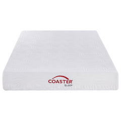 Key White 10" Twin Extra Long Memory Foam Mattress - furniture place usa