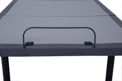 Negan Grey Eastern King Adjustable Bed Base - furniture place usa