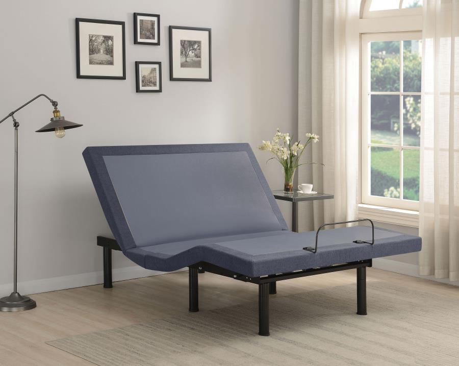 Negan Grey Queen Adjustable Bed Base - furniture place usa