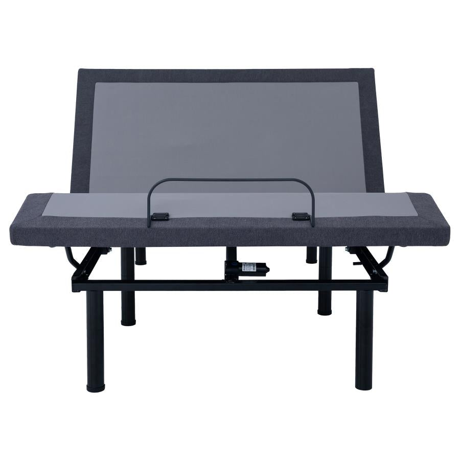 Negan Grey Queen Adjustable Bed Base - furniture place usa