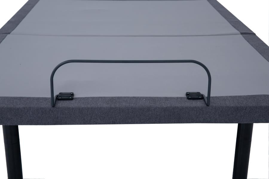 Negan Grey Queen Adjustable Bed Base - furniture place usa