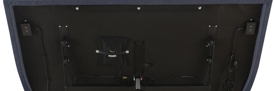 Negan Grey Queen Adjustable Bed Base - furniture place usa