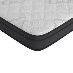 Evie White 9.25" Queen Euro Top Innerspring Mattress - furniture place usa