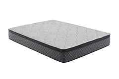 Aspen White 12.5" California King Euro Top Innerspring Mattress - furniture place usa