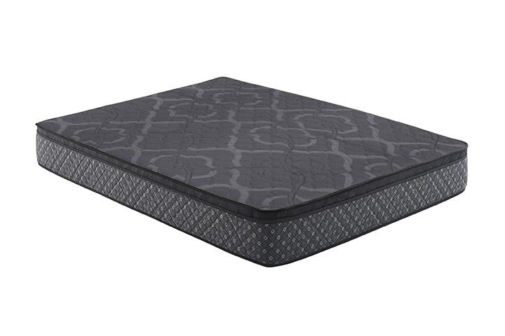 Bellamy Grey 12" Twin Extra Long Pillow Top Pocket Coil Mattress - furniture place usa