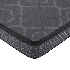 Bellamy Grey 12" Twin Extra Long Pillow Top Pocket Coil Mattress - furniture place usa