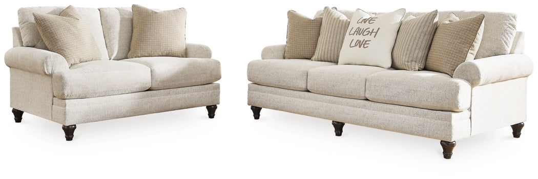 Valerani Sofa and Loveseat - furniture place usa