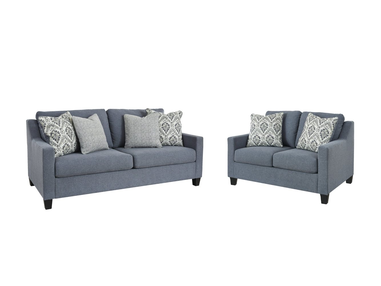 Lemly Sofa and Loveseat - furniture place usa