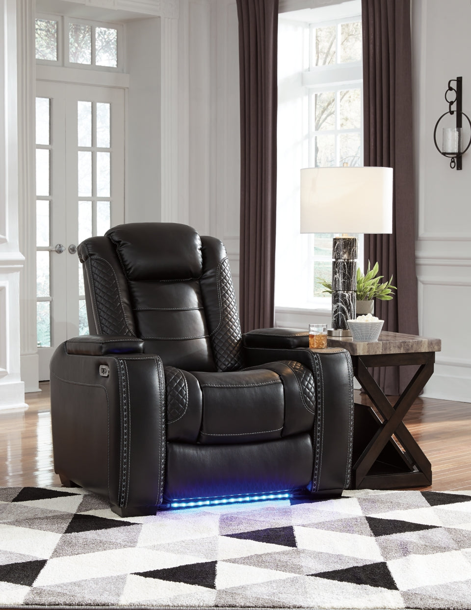 Party Time Sofa and Recliner - furniture place usa