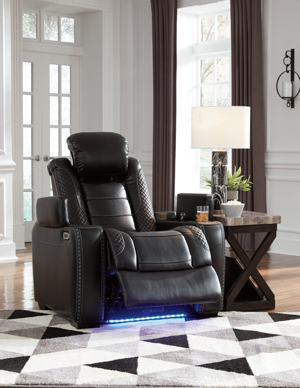 Party Time Sofa and Recliner - furniture place usa