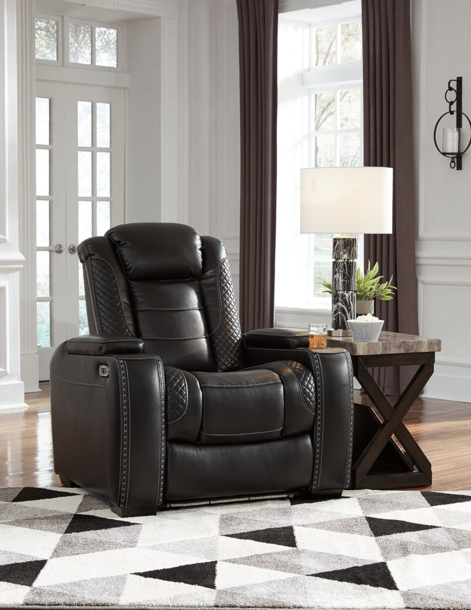 Party Time Sofa and Recliner - furniture place usa