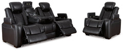 Party Time Sofa and Recliner - furniture place usa