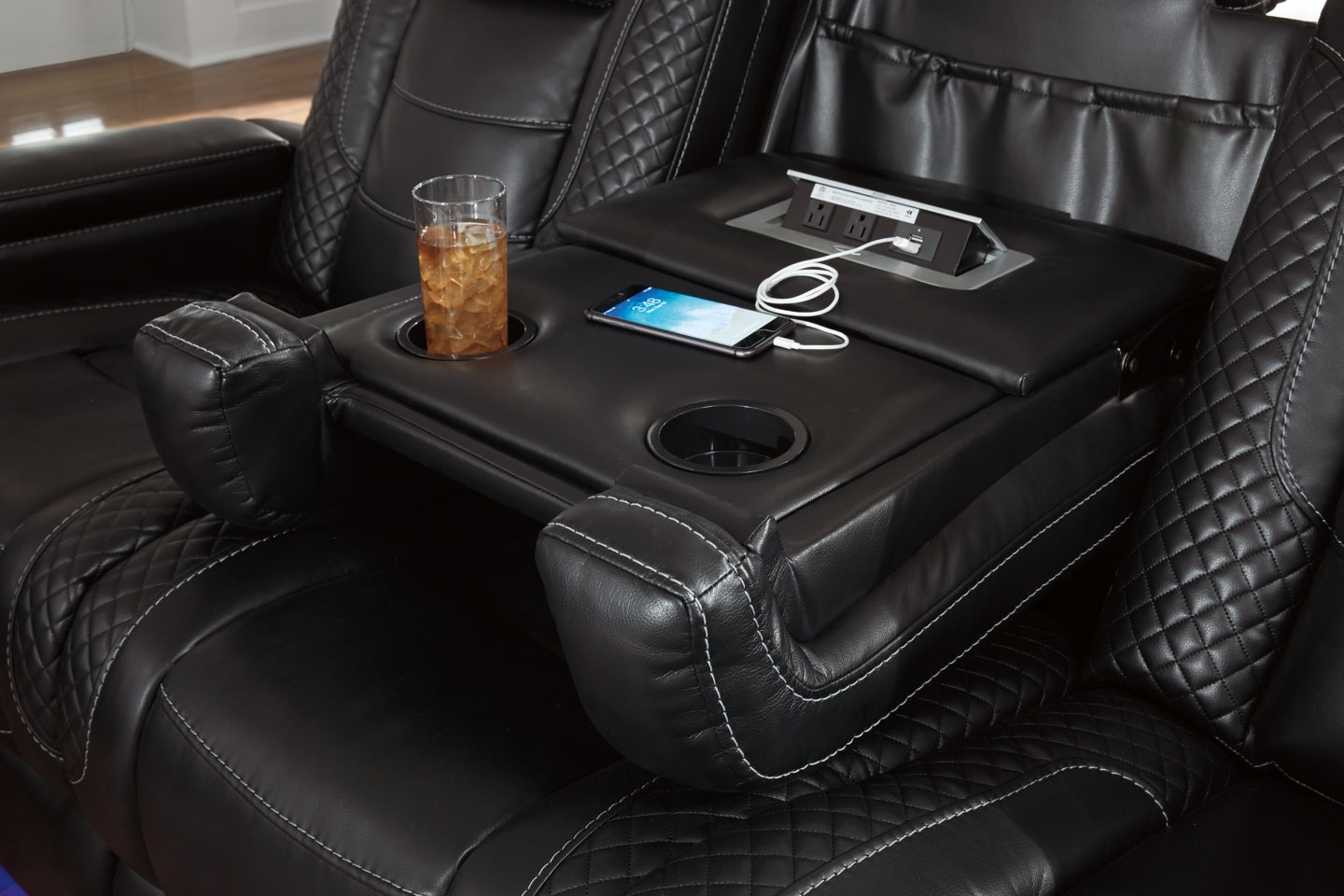 Party Time Sofa and Recliner - furniture place usa