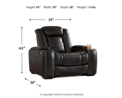 Party Time Sofa and Recliner - furniture place usa