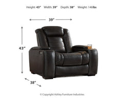 Party Time Sofa and Recliner - furniture place usa
