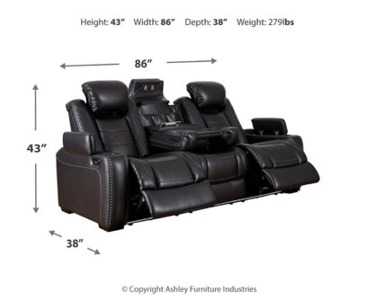 Party Time Sofa and Recliner - furniture place usa