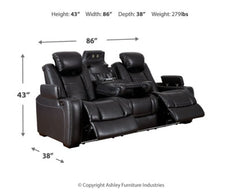 Party Time Sofa and Recliner - furniture place usa