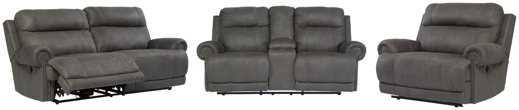 Austere Sofa, Loveseat and Recliner - furniture place usa