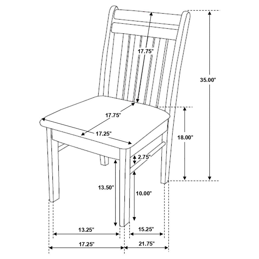 Phoenix Brown Side Chair - furniture place usa