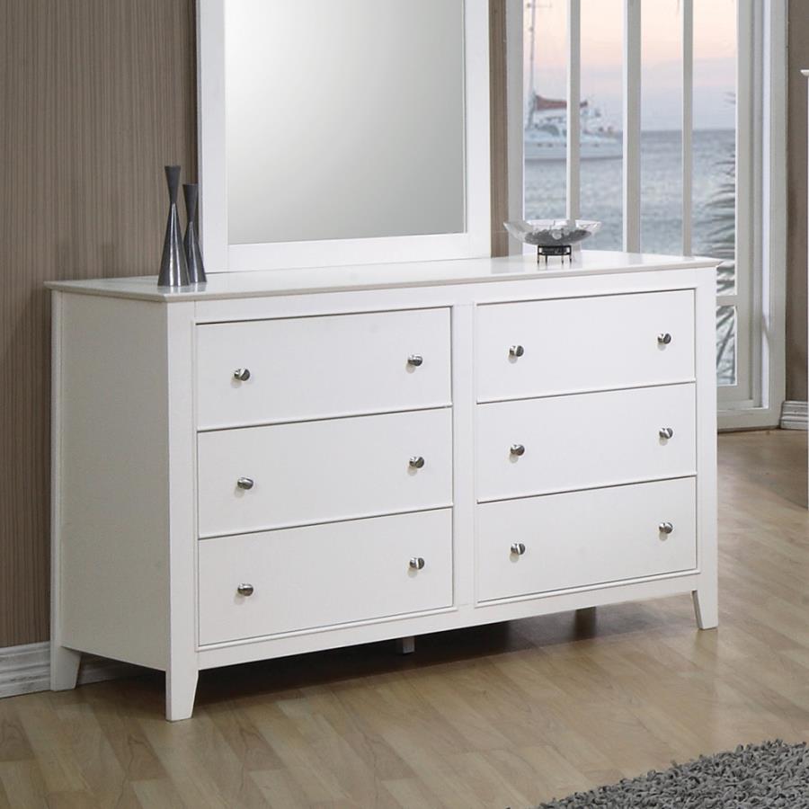 Selena Ivory Dresser - furniture place usa