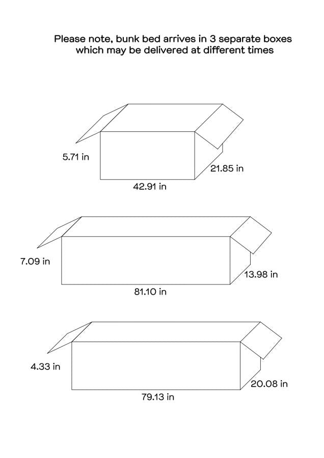 Flynn Brown Twin / Full Bunk Bed - furniture place usa