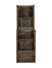 Wrangle Hill Grey Stairway Chest - furniture place usa