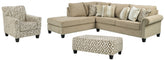 Dovemont 2-Piece Sectional with Chair and Ottoman - PKG008200 - furniture place usa