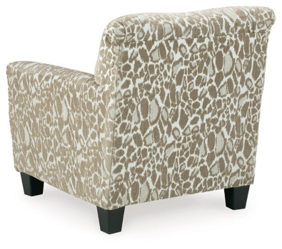 Dovemont Chair and Ottoman - furniture place usa