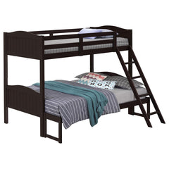 Arlo Brown Twin / Full Bunk Bed - furniture place usa