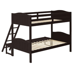 Arlo Brown Twin / Full Bunk Bed - furniture place usa