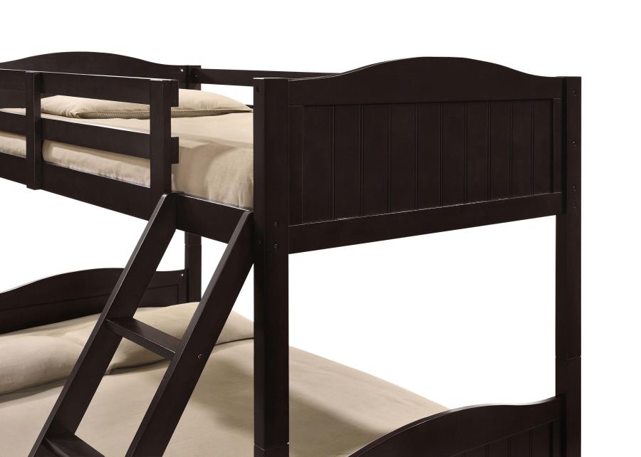 Arlo Brown Twin / Full Bunk Bed - furniture place usa
