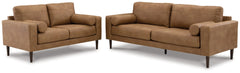 Telora Sofa and Loveseat - furniture place usa