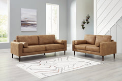 Telora Sofa and Loveseat - furniture place usa