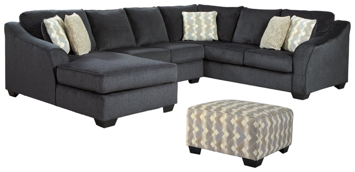 Eltmann 3-Piece Sectional with Ottoman - PKG001282 - furniture place usa