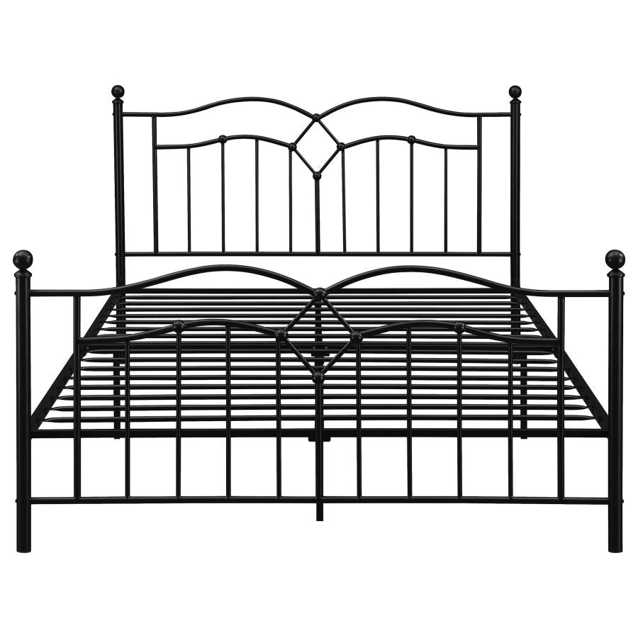 Klossen Black Queen Bed - furniture place usa
