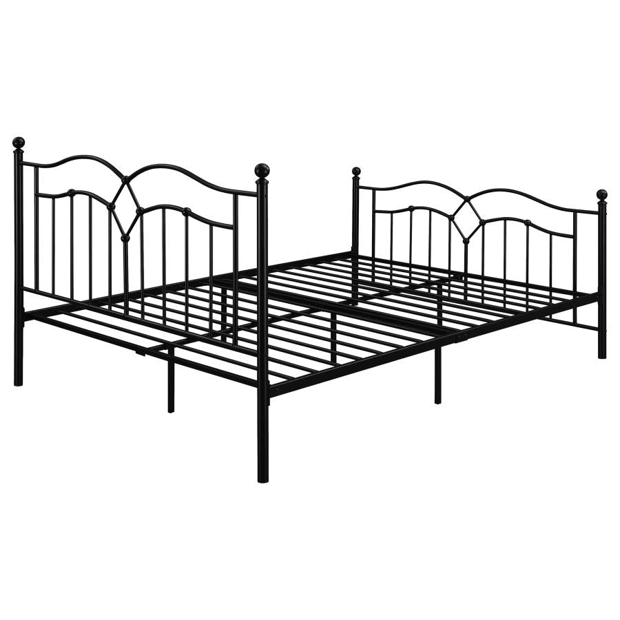 Klossen Black Queen Bed - furniture place usa