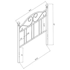 Ellis Brown Twin Headboard - furniture place usa