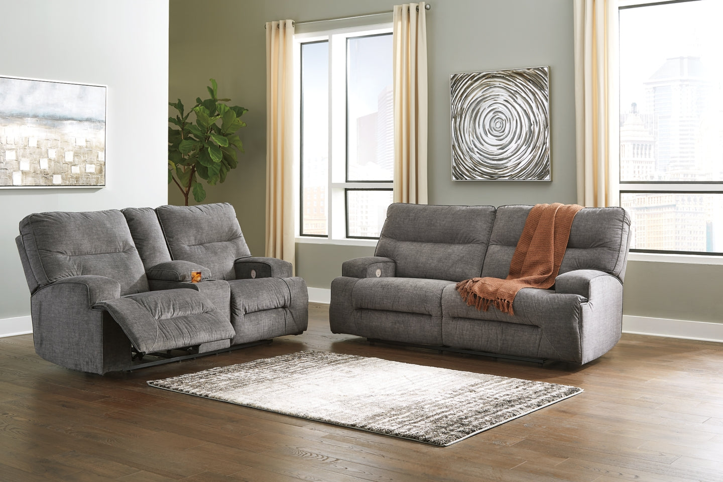 Coombs Sofa and Loveseat - PKG001355 - furniture place usa